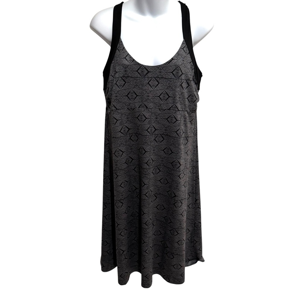 Patagonia Dress Size Large Geometric Print Criss Cross Back Active Wear Beach